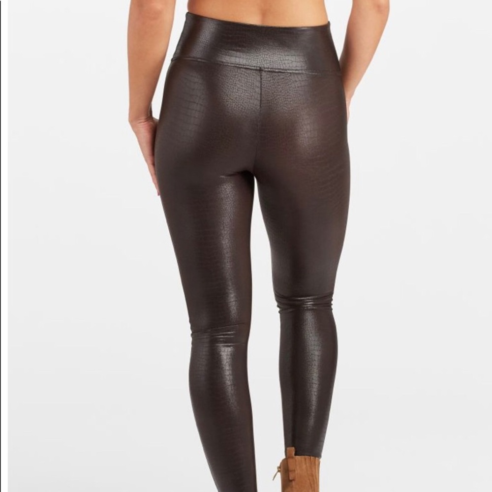 Spanx Faux Snake Skin Leggings